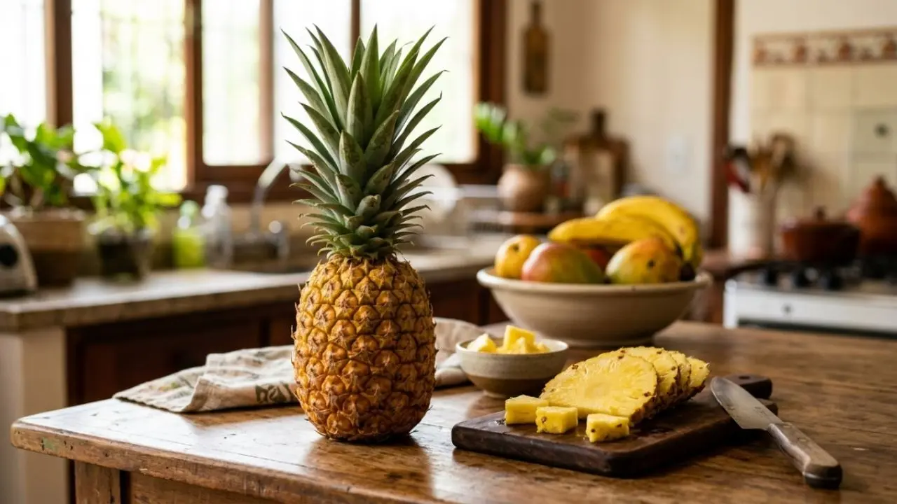 Comer abacaxi todos os dias ajuda na digestão e combate o inchaço abdominal