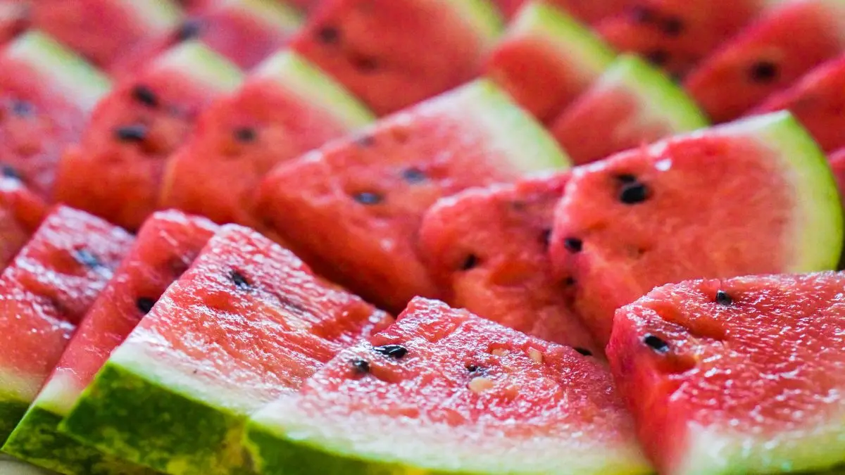 Vantagens de substituir lanches processados por fatias de melancia